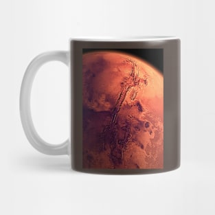 Mars Valles Marineris rendering Mug